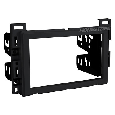 Metra 95-3302 Black Double-Din Radio Install Dash Kit for GM, Car Stereo Mount