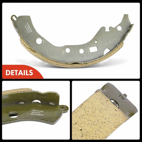 Rear Brake Drums + Ceramic Brake Shoes for Toyota Corolla 2009 2010 2011-2019