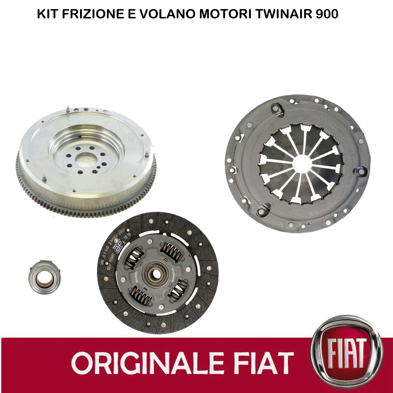 KIT FRIZIONE E VOLANO  FIAT PANDA 500  312 900 TWINAIR 63KW 86CV METANO