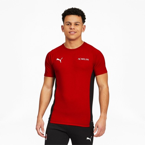 

[758615-01] Мужская ФУТБОЛКА Puma AC MILAN EVOSTRIPE, Tango red/black