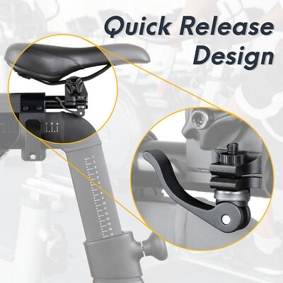CD 2x Quick Release Seat Clamp Adapters for Peloton & Bike+ ONLY Fits Most Seats