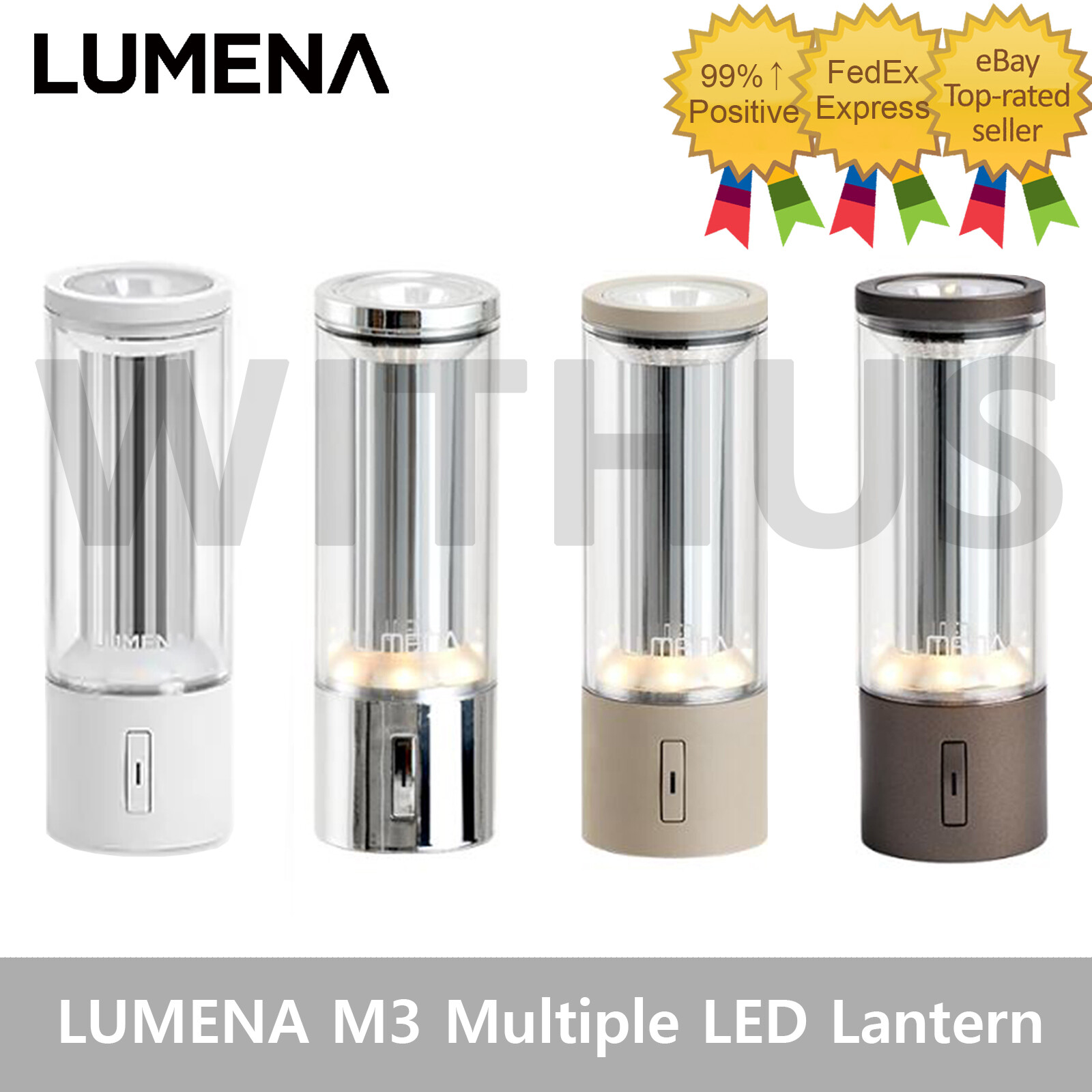 LUMENA M3 Multiple LED Lantern Package 300L 3,250mAh Camping LUMENA M3 Multiple LED Lantern Package 300L 3,250mAh Camping