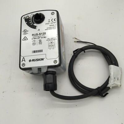 OEM RUS-S120 Spring Return Actuator Johnson Controls M9203-BUA-RK7 (A-20-01)