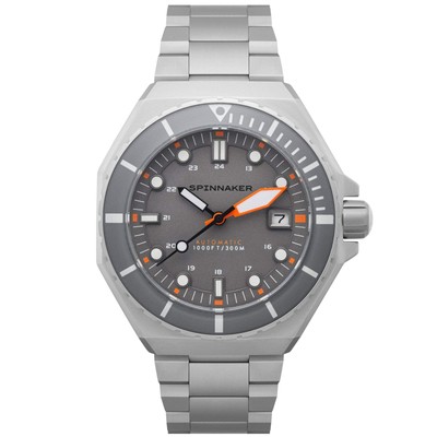Pre-owned Spinnaker Dumas Automatic Chalk Grey Watch - Brand