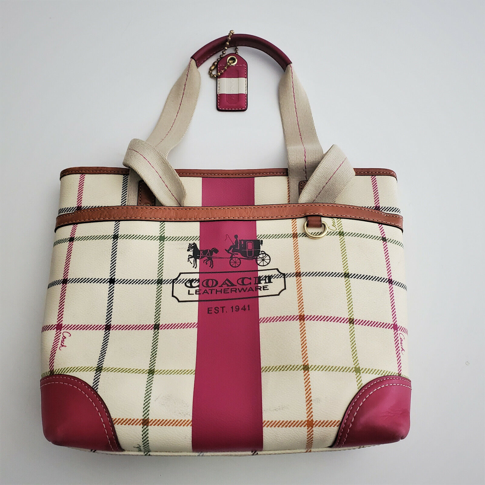 M*)様 coach バッグ COACH コーチ 32281 ショルダーバッグ 斜め掛け レザー ブラウン