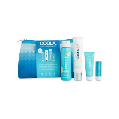 COOLA Organic Sunscreen and Lip Balm SPF 30 Sun Protection Kit, Dermatologist...