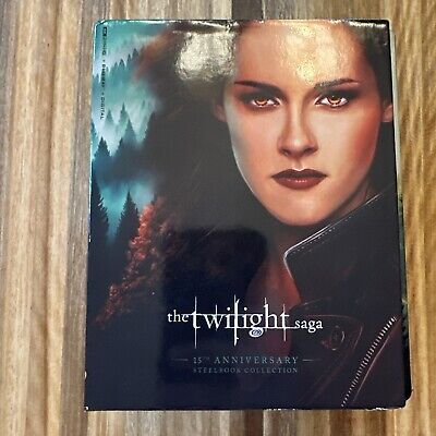 Twilight Saga 15th Anniversary STEELBOOK 4K Collection Best Buy - No Digital