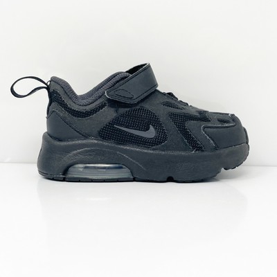 

Nike Girls Air Max 200 AT5629-001 Черные кроссовки для бега, размер 6C, Черный, Air Max 200