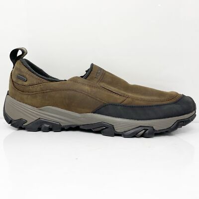 

Merrell Mens Coldpack Ice Moc J49821 Коричневые непромокаемые зимние ботинки, размер 12, Коричневый, Coldpack Ice Moc