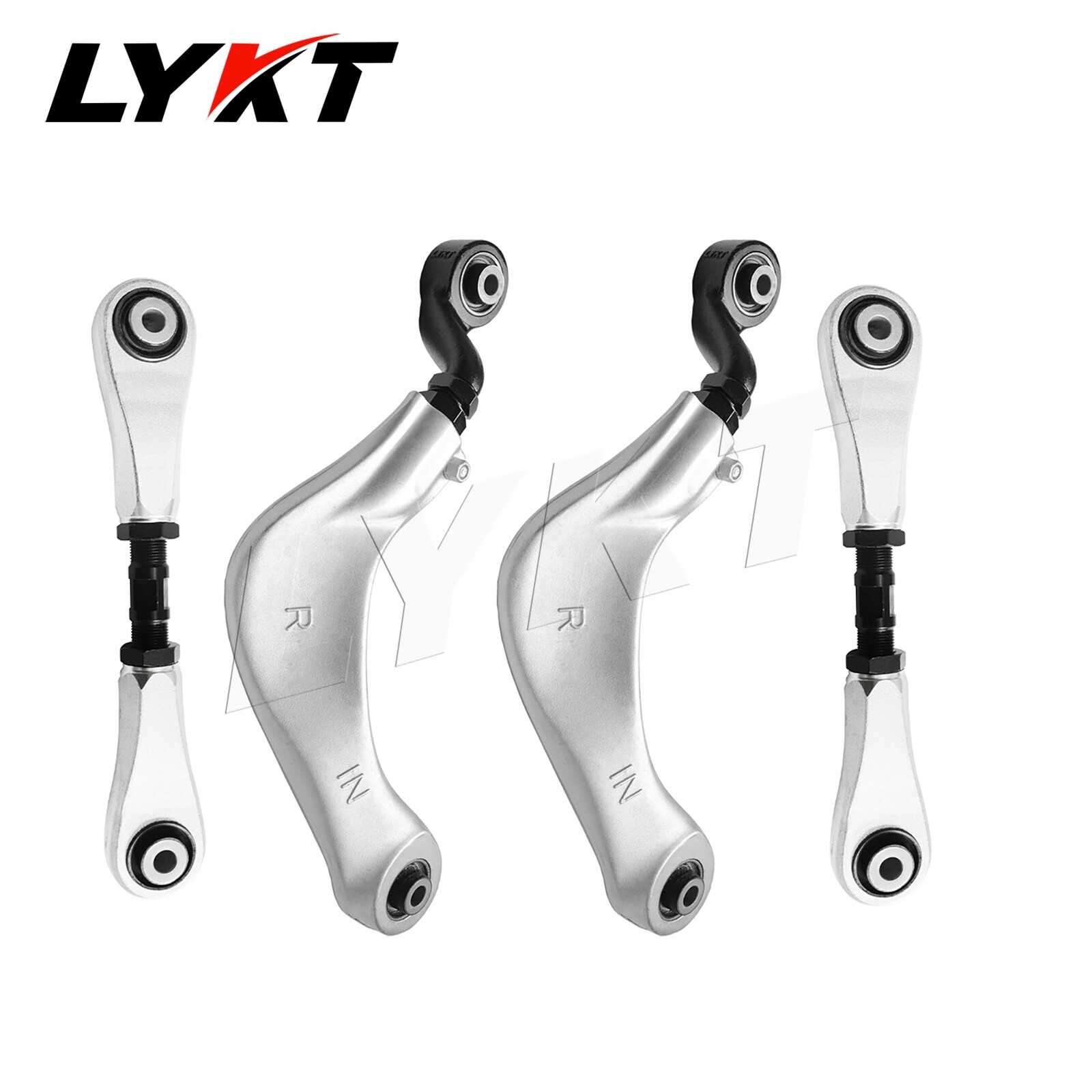 LYKT 4pcs Adjustable Rear Camber&Toe Kit for Audi A、S、Q5