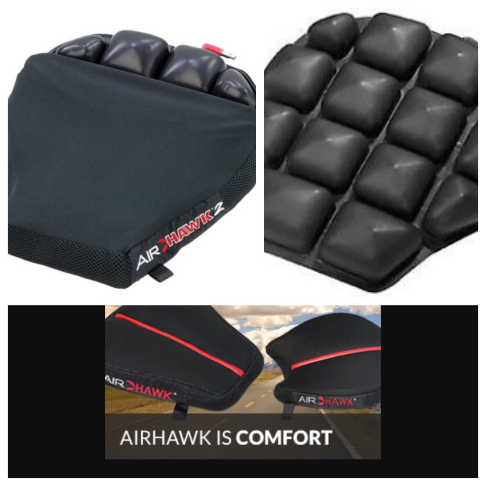 Airhawk Motorcycle Seat Cushion Fit Chart