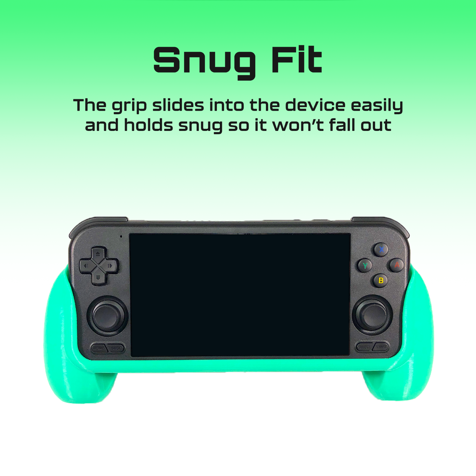 Retroid Pocket 4/4+ Comfort Grip Case 2-in-1 Screen Protector - 3D Printed