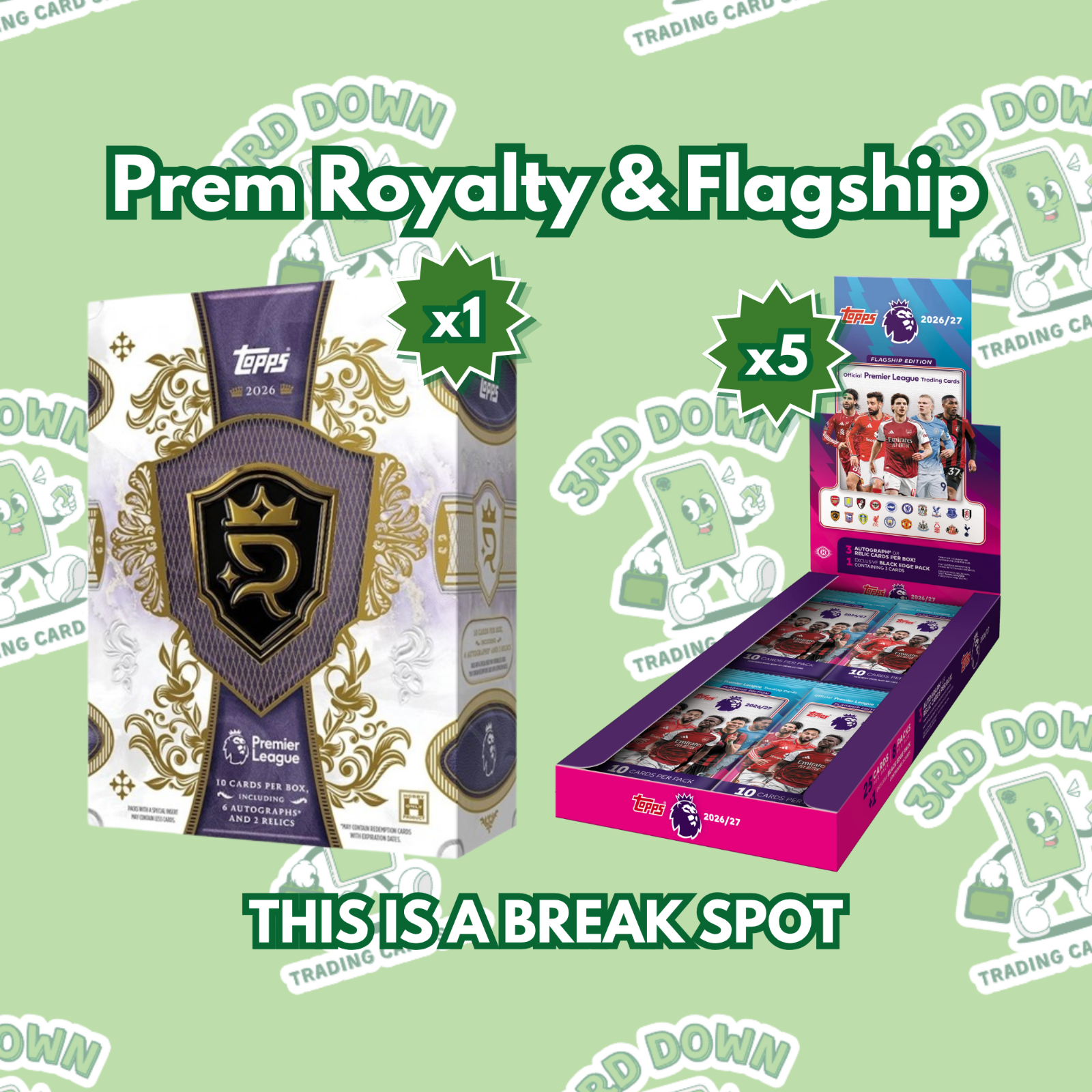 Eli Junior Kroupi - Prem 5 Flagship & 1 Royalty  6  Box   #J426 #B6