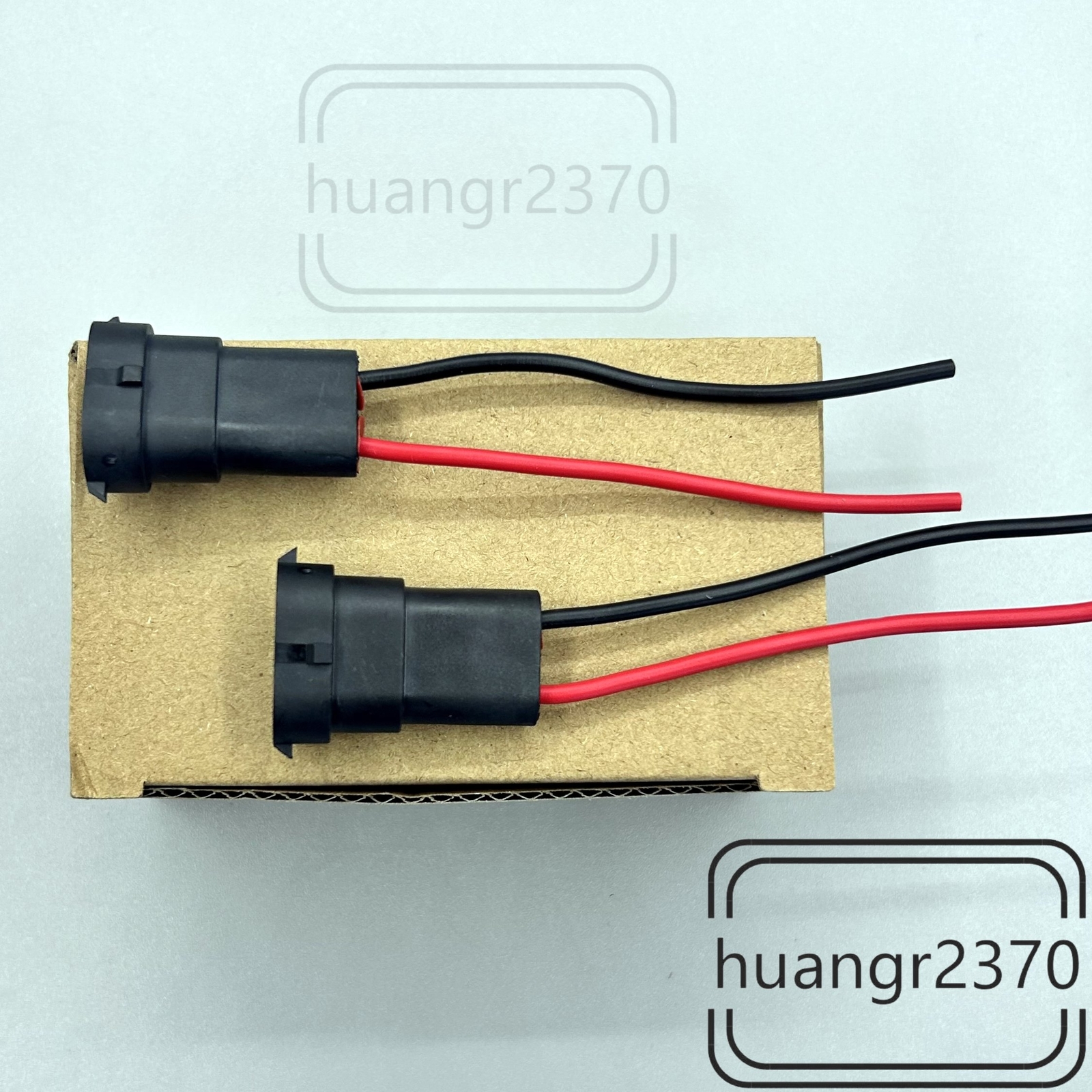 Wire Pigtail Male H11 Two Harness Head Light Low Beam Bulb Connector Repair