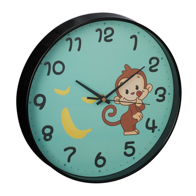 Horloge Murale Pendule Cuisine Montre Murale Chambre Horloge Verte