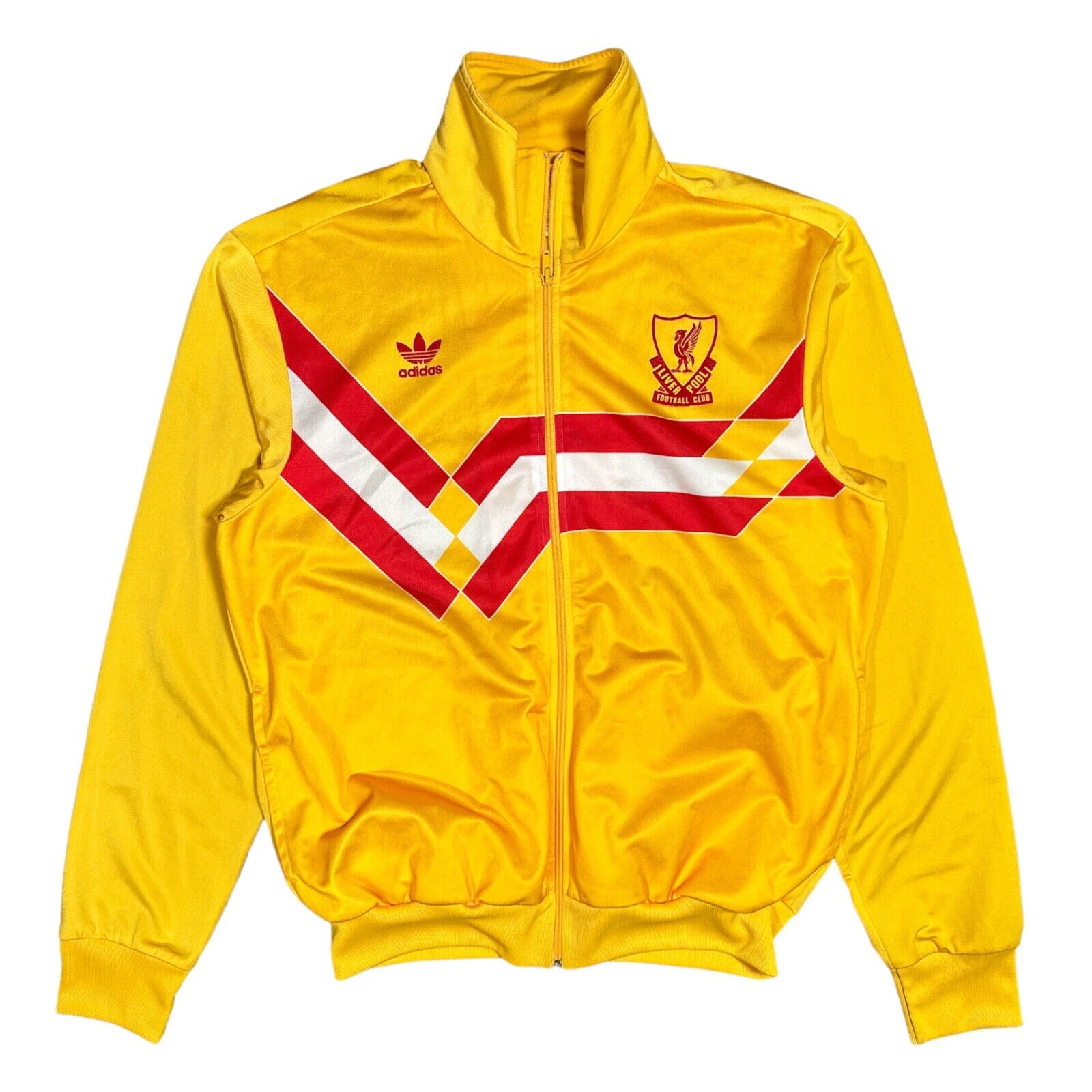 Vintage Y2K Adidas Originals Liverpool Retro 90s Yellow Track Jacket Mens XL Vintage Y2K Adidas Originals Liverpool Retro 90s Yellow Track Jacket Mens XL