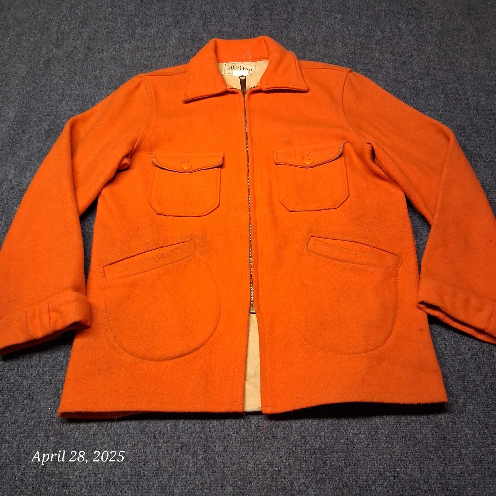 【スカジ】⑥70s〜80s USA製 MELTON CPO JKT L スカジ】⑥70s〜80s USA製 MELTON CPO JKT L 70S 80S Melton Cpo