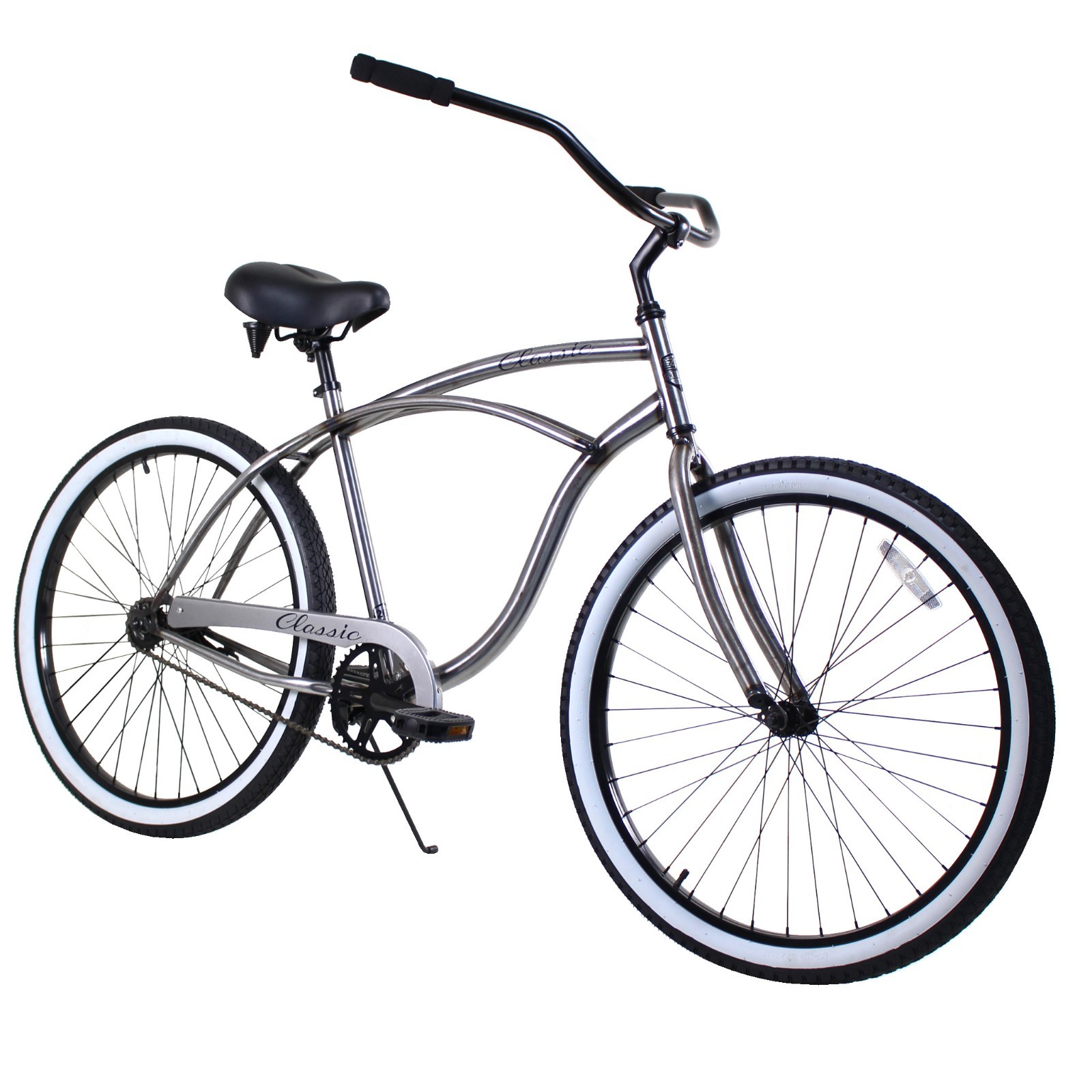 Zycle Fix Classic 26" Men's Beach Cruiser Bike Bicycle Raw