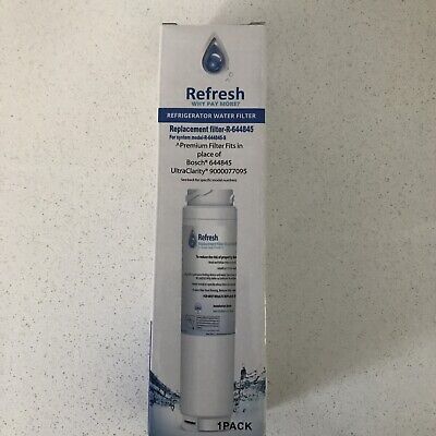 Refresh Replacement Refrigerator Water Filter R-644845 Bosch Ultra Clarity 1pk