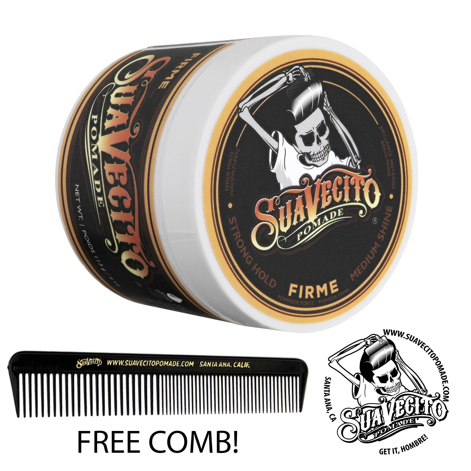Suavecito Pomade Firme Hold 2個セット Amazon.com: Suavecito Pomade Firme Hold 4 oz, 2 Pack