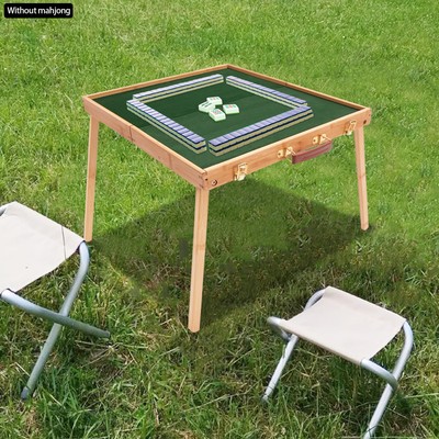 Mahjong Table 4Player Folding Card Table Portable Foldable Mahjong Table Camping