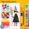 ARTISTRO Watercolor Paint Set Portable, Palette Set with Metallic Colors for Workbooks - Mini Travel Painting Kit for Artists, Professionals, Adults, Kids, GirlsandBoys - Art Supplies, Christmas Gift