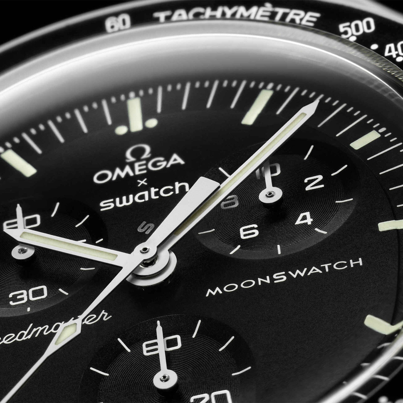 Pre-owned Omega X Swatch Brand | Swatch X Omega Bioceramic Moonswatch: Mission To Moon (so33m100)