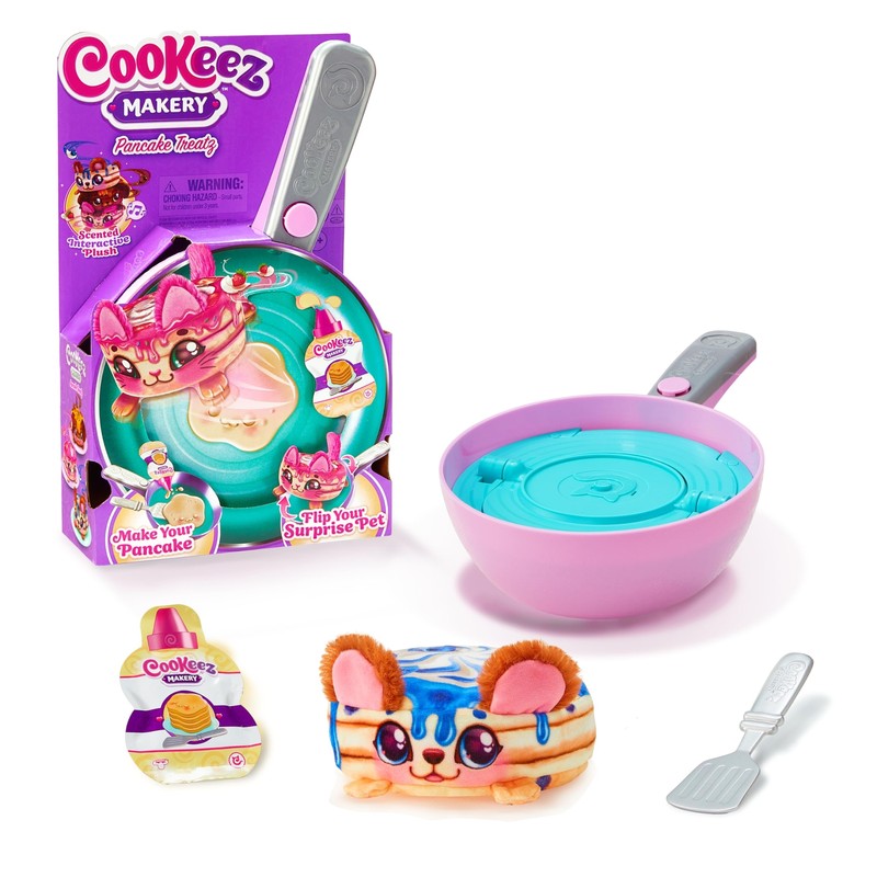 Cookeez Makery Pancake Treatz Surprise Plush Blue Beary Pankitty Choc