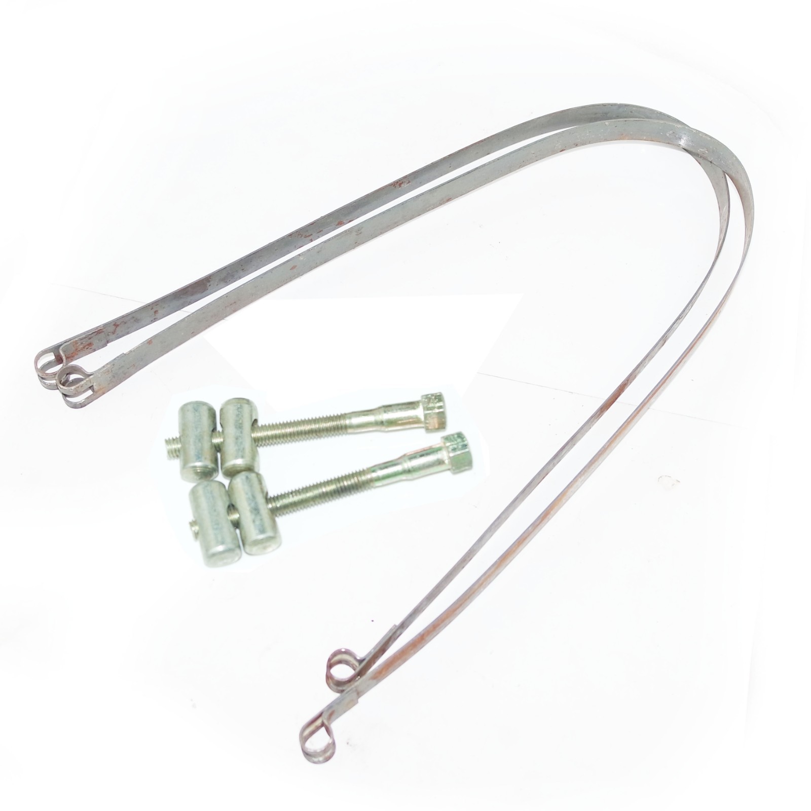 Lambretta Petrol Tank Straps Belt With Trunnions Bolts 
