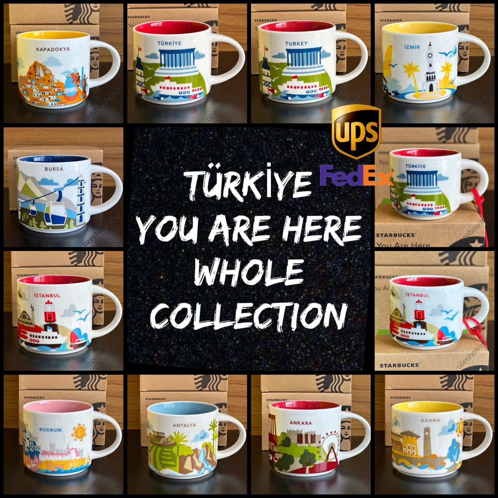STARBUCKS City Mug YAH YOU ARE HERE TURKEY I TÜRKİYE I ISTANBUL I KAPADOKYA SKU