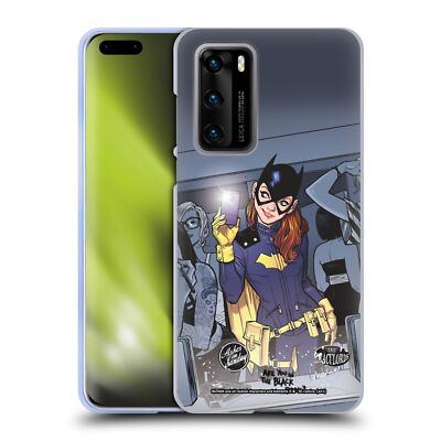 OFFICIAL BATMAN DC COMICS BATGIRL SOFT GEL CASE FOR HUAWEI PHONES 4