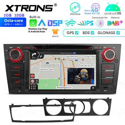 7'' Android 13 Car Radio DVD Stereo GPS 2+32GB for BMW E90-E93 M3 325i 328i 335i
