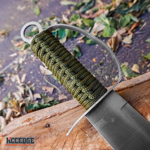 19.5" FULL TANG MACHETE FIXED BLADE EMERGENCY TACTICAL SURVIVAL CHOPPING SWORD