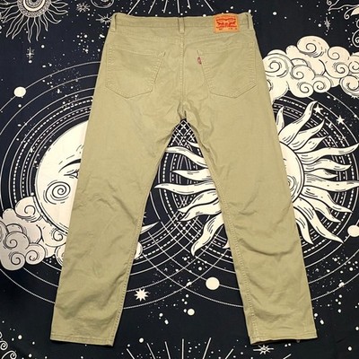 Levi's 502 Jeans Men's 33x27 Brown Cotton Denim Straight Workwear Streetwear