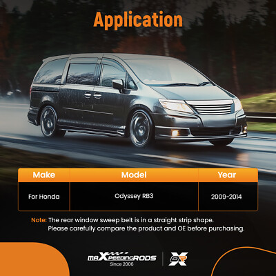 Asian version Window Belt Seal Molding Trim for Honda Odyssey RB3 09-14