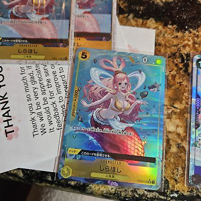 Shirahoshi (Full Art Holo) OP03-116 UC ONE PIECE Card The Shirahoshi (Full Art Holo) OP03-116 UC ONE PIECE Card The