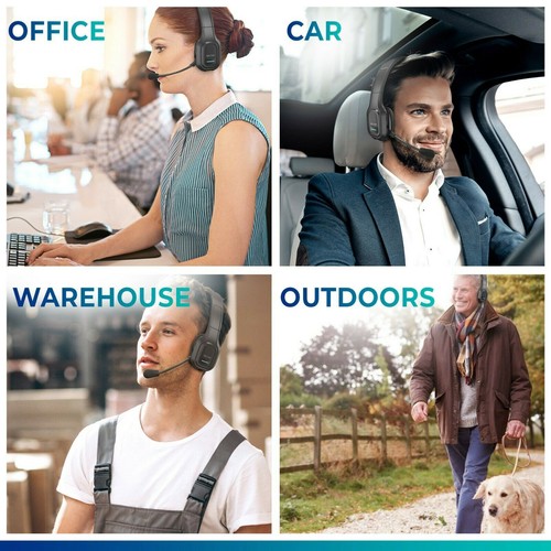 Delton Professional Wireless Computer Headset with Mic