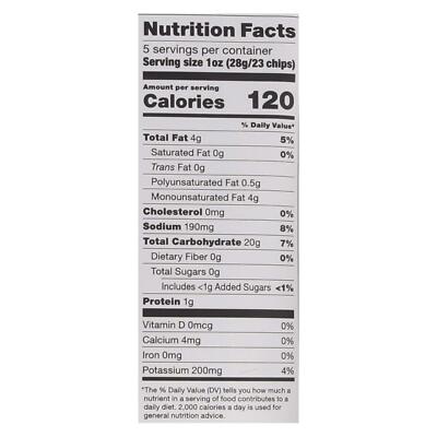 Popchips Potato Chip - Sea Salt - no Gluten - Non GMO - (Pack of 12)