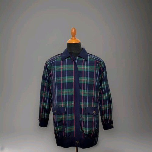 GIVENCHY ジャケット　ヴィンテージ Givenchy Bomber Jacket En Plus Sz.M (40) Men's Green Checked