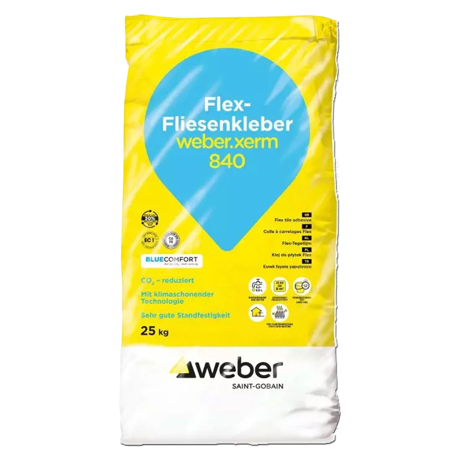 weber.xerm 840 naturgrau 25kg Flex-Fliesenkleber