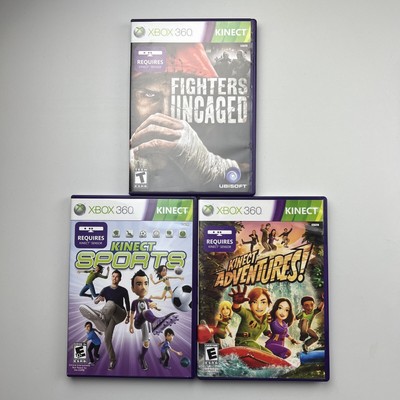 Kinect Games Bundle (Fighters Uncaged, Kinect Sports, & Kinect Adventures) CIB