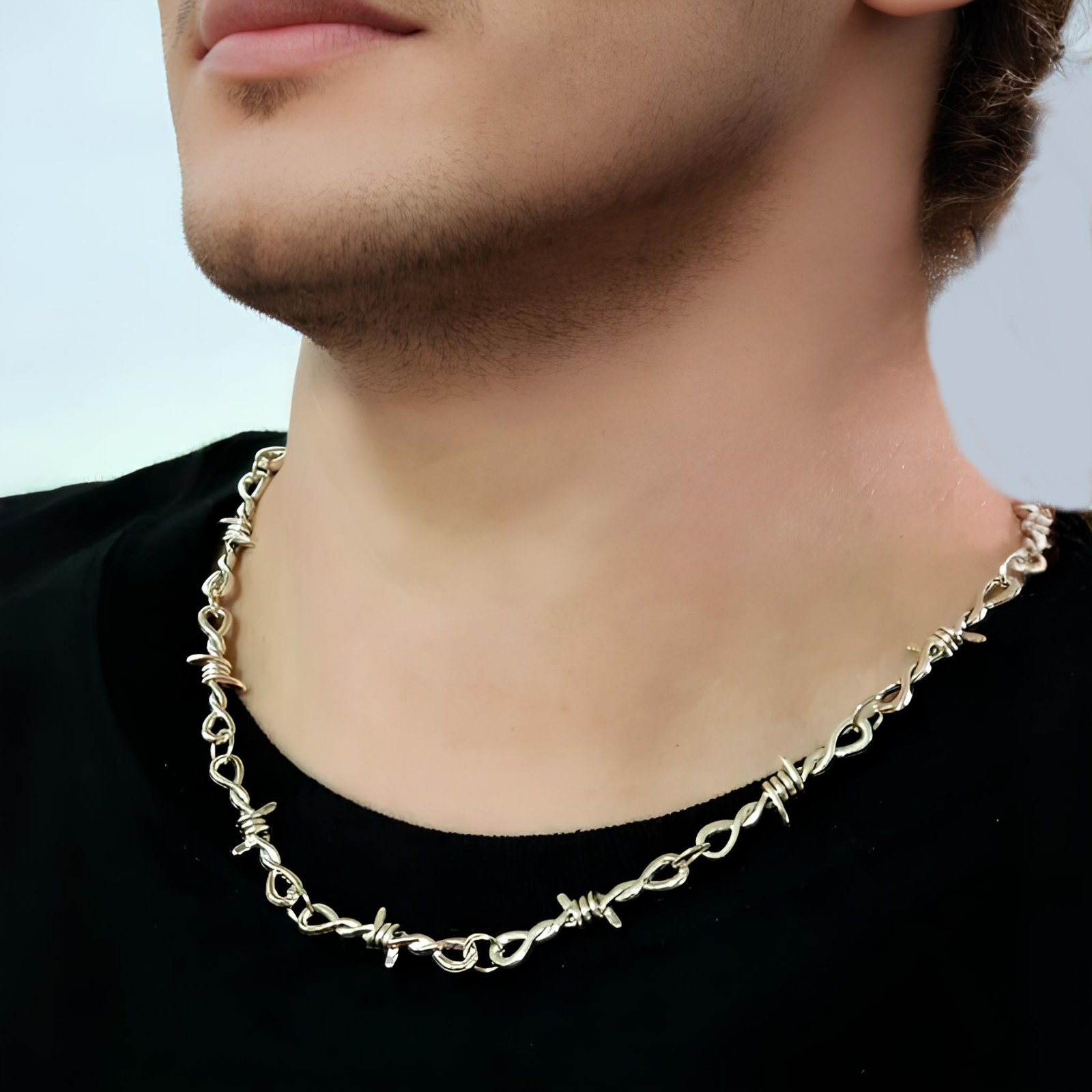 Barbed Wire Necklace Pendant 20 Barbed Wire Necklace Pendant 20