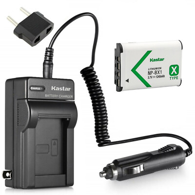 Kastar Battery Travel Charger for Sony NP-BX1 & Sony Shooting Grip VCT-SGR1