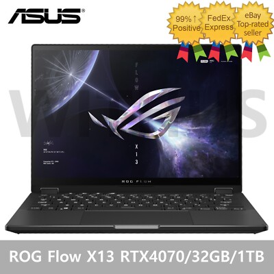 ASUS ROG Flow X13 GV302XI-MU002W 13.4'' RTX4070 R9 7940HS 32GB/1TB Win11 Laptop
