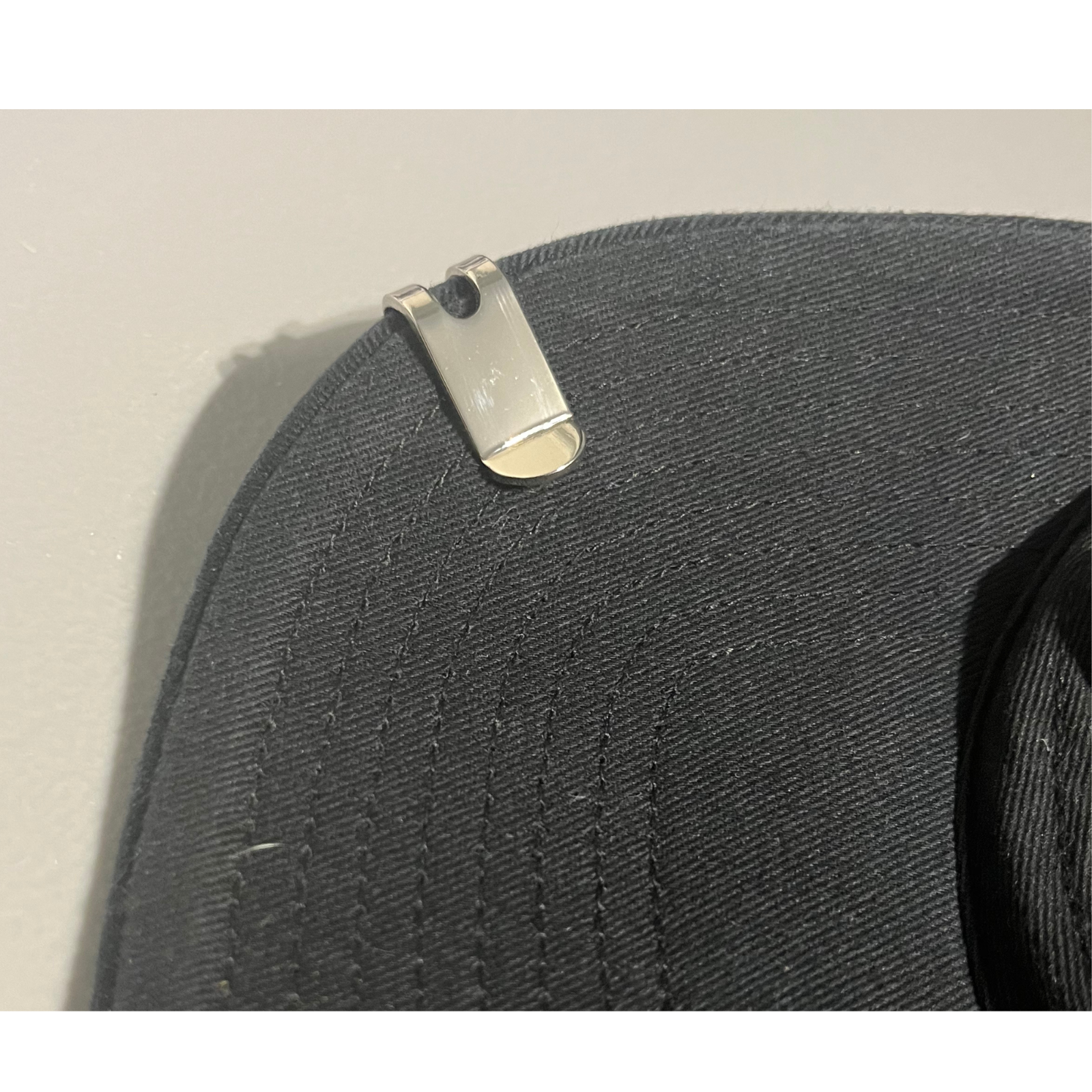 TWO Hat Clip Golf Ball Marker Holder with Heavy Duty Magnet Attached