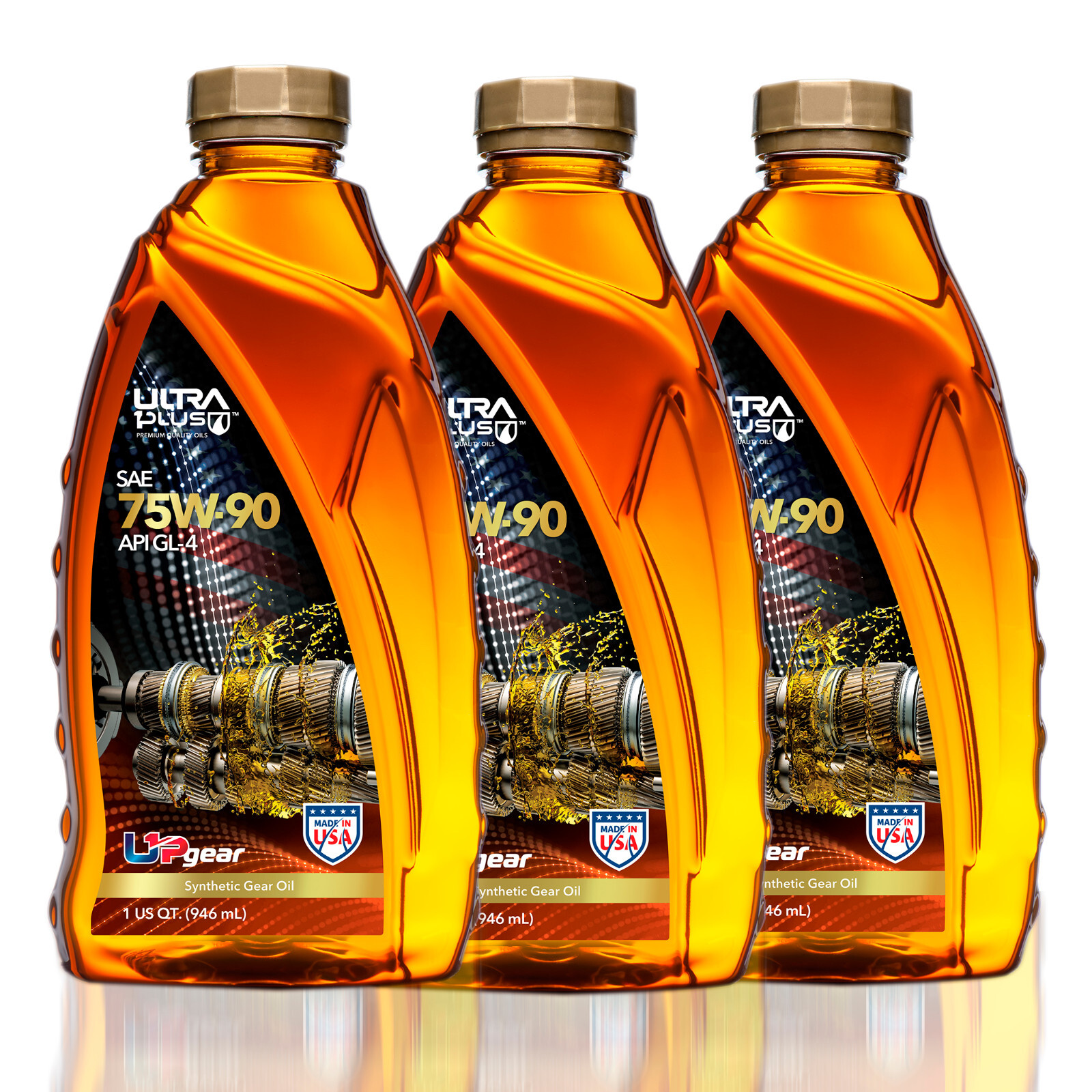 Ultra1Plus SAE 75W-90 Synthetic Gear Oil API GL-4 (3 QTS) | eBay