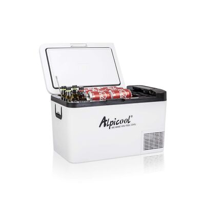 Alpicool K25 Portable Freezer,12 Volt Car Refrigerator, 26 Quart (25 Liter) F...
