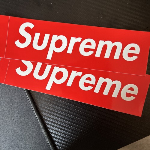 早い者勝ち‼️ Supreme box logo ステッカー Supreme Box Logo Sticker Red 100% Authentic Brand New Ships