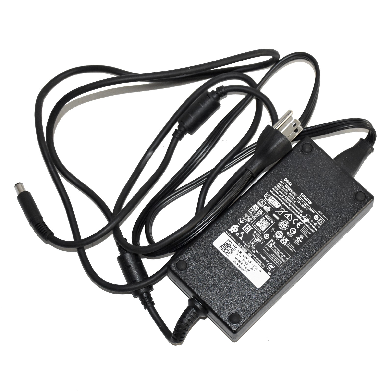 Dell Vostro 15 7570 7580 180W 19.5V AC/DC Adapter Charger LA180PM180 74X5J G39N4
