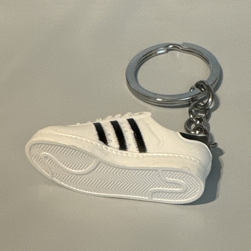 Mini Adidas Shoe Keychain | Superstar | Classic Low | White